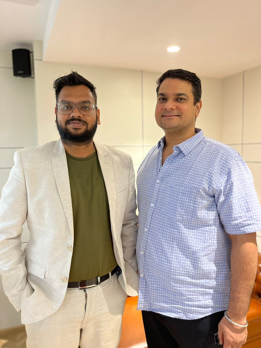 securezeron's tweet photo. Our CEO and Founder, Mr. Sanket Sarkar, had an AMazing meeting with Mr. Anoop Mathur, Managing Partner at AM Capital.
#Abigthanks to Mr. Mathur for sharing his valuable time with us! We are grateful for all the valuable insights and feedback he shared with our team.
Stay tuned💫 https://t.co/kQt1XtaOAw