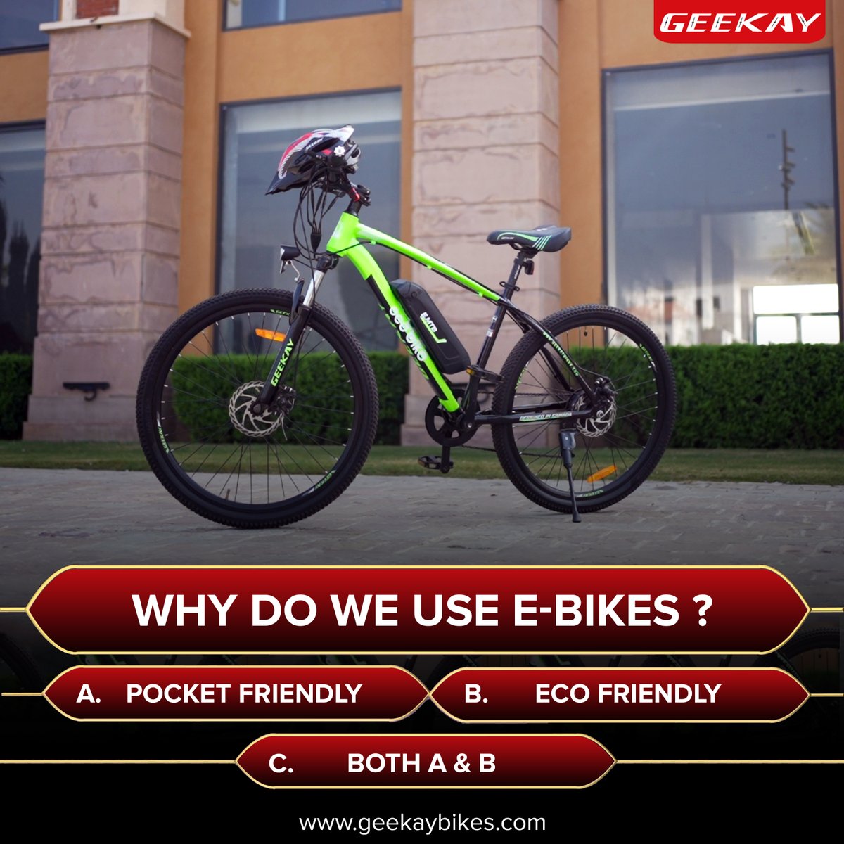 Tell us your answer in the comments👇
.
Order Now: geekaybikes.com/products/eco-b…
.
#ebike #ebikes #pocketfriendly #pocketfriendlyprices #ecofriendly #ecofriendlyproducts #ecofriendlyproduct #ecobike #ecobikes #electricbike #electricbikes #both #answers #AnswerChallenge #Answer #answer