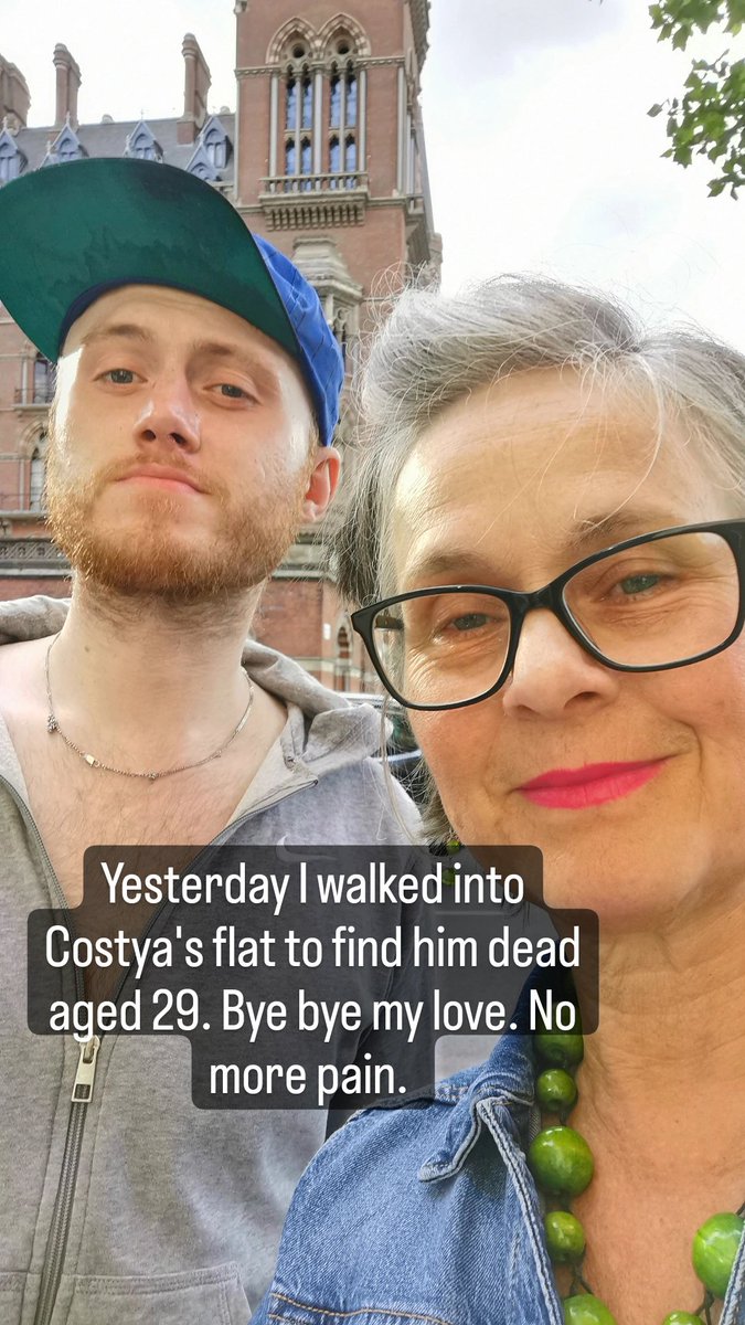 AntoniaRolls's tweet image. My brilliant, tortured boy is gone. I found him dead in his flat aged 29 yesterday and I cannot speak. Bye bye love. #addiction #RecoveryPosse