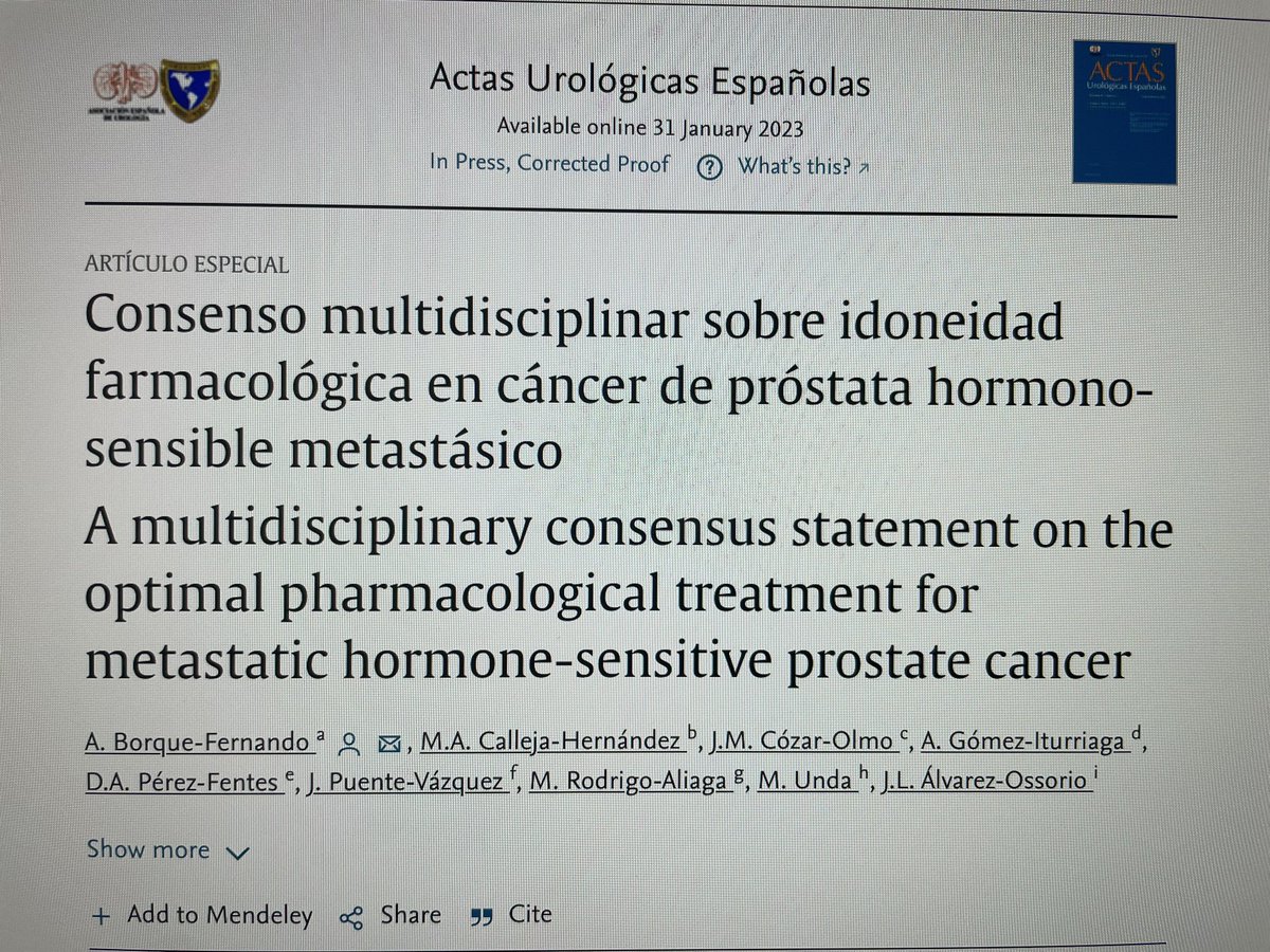 📣Disponible en <a href="/actasurologicas/">actasurologicas</a> “Consenso multidisciplinar sobre idoneidad farmacológica en CPHSm”.Resumen de la evidencia hecha por grandes expertos <a href="/InfoAeu/">AEU</a> <a href="/Jorge_GarciaRod/">Jorge García</a> <a href="/GUOaeu/">GUO-AEU</a> <a href="/GuardConsortium/">GUARD Consortium</a> <a href="/urossorio58/">Jose Alvarez Ossorio</a>                                        elsevier.es//es-revista-ac…
