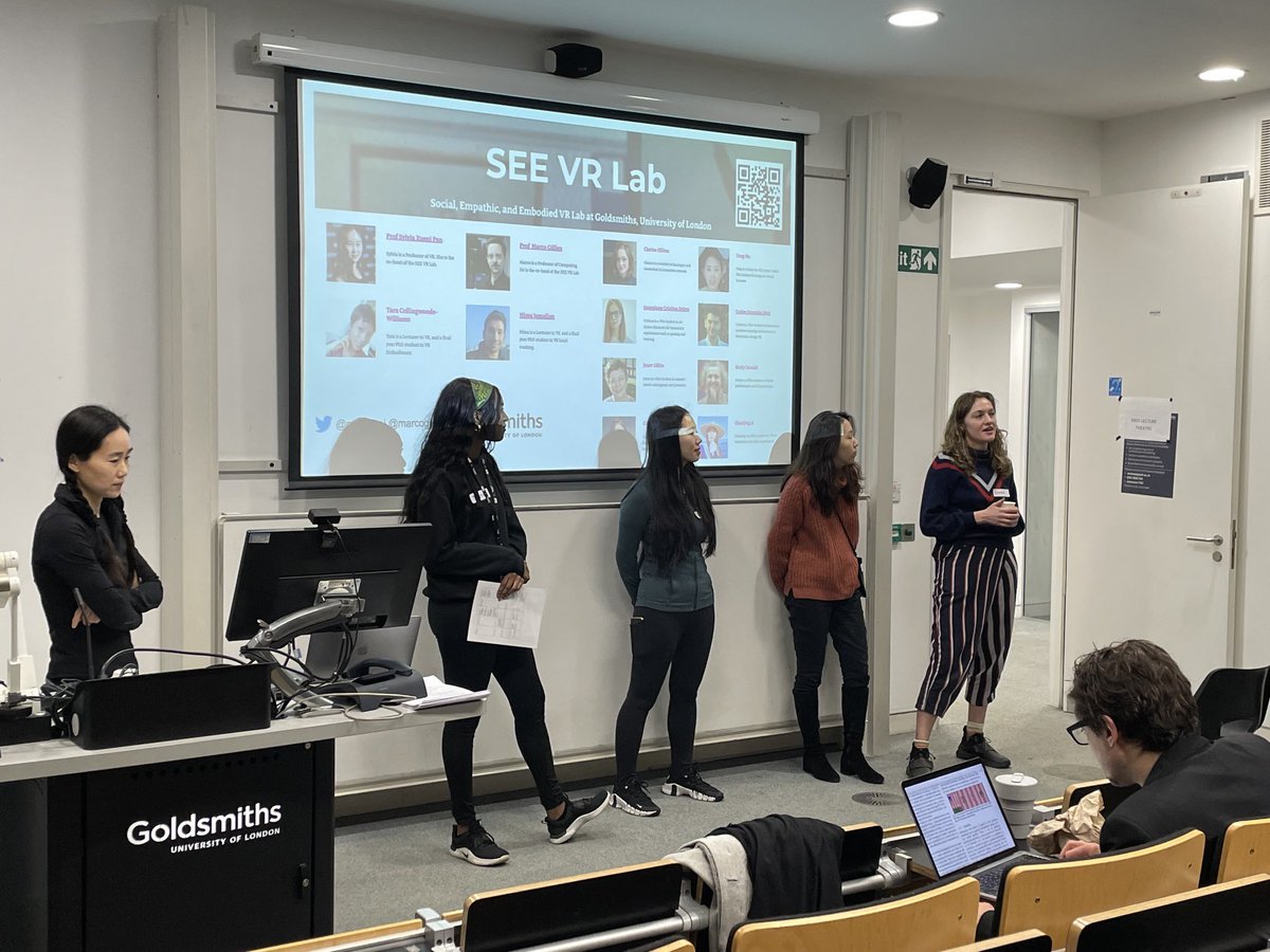 We’re off!! The <a href="/XRDI_/">XRDI</a> mocap workshop at <a href="/GoldsmithsUoL/">Goldsmiths, University of London</a> starts now with our 1st ever ALL FEMALE team running the day💪💪

HUGE thanks to our instructors:
<a href="/T_VReality/">Tara collingwoode-williams</a> <a href="/Clarice_Hilton/">Clarice Hilton</a> <a href="/ClaireYuke/">Claire Yuke Pi</a> <a href="/fangma82/">fang</a>

&amp; <a href="/panxueni/">Prof Sylvia Pan 潘雪妮</a> for the opportunity!

#XRDI #XR #VR #AR