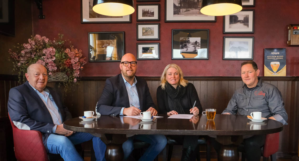 Café Ensing en Vereniging Volksvermaken Peize verlengen sponsorovereenkomst, zie ditispeize.nl/2023/02/volksv…