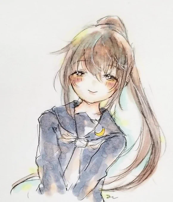 #アナログ絵で魅せてみよ魅せるのはムリだけどアナログが好き!!コピックです。 