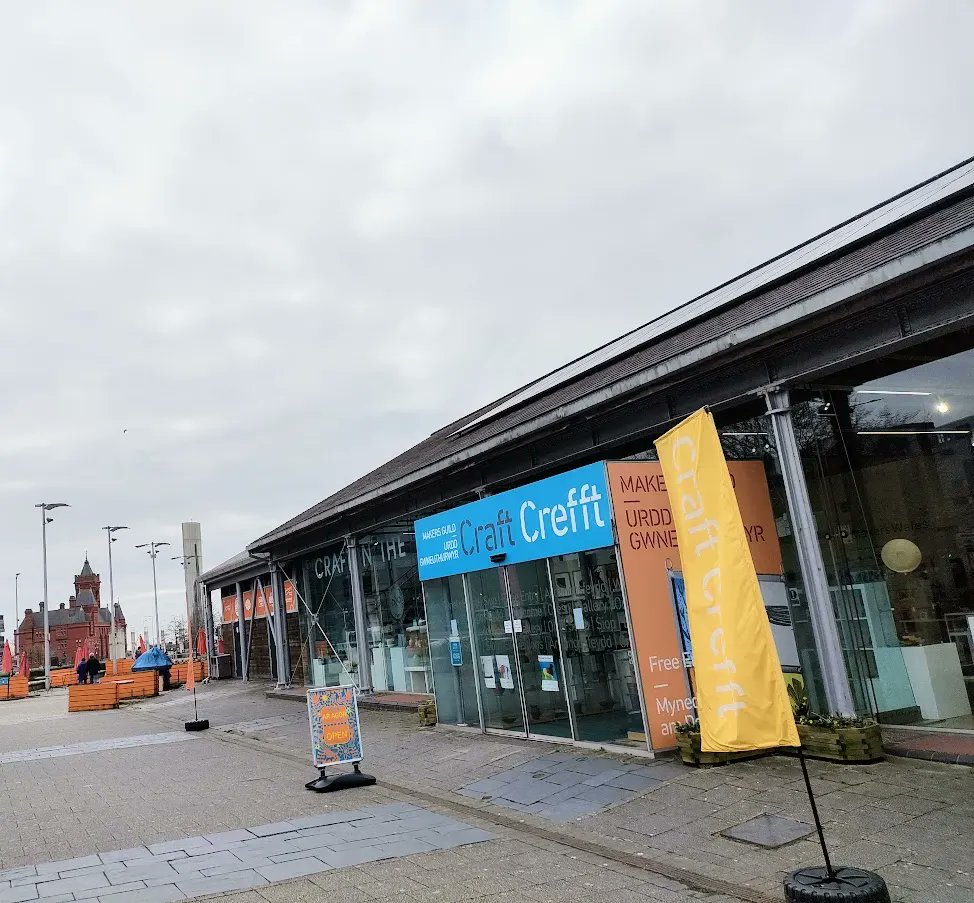 MakersWales's tweet photo. Visit #CraftintheBay, a unique #makersgallery in #CardiffBay
We're open 10-5 each day, call in to meet our Makers and see their Welsh Handmade Craft in our Landmark Heritage Building
#cardiffculture #craftgallery #makercooperative #welshmakers #craft #Heritage https://t.co/SVmkwuMiJs
