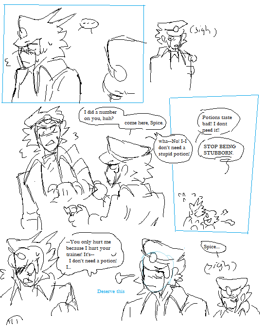 Teehee 5am mspaint braindump comic.... a sorta endgame sugar/spice interaction ... thinking thoughts