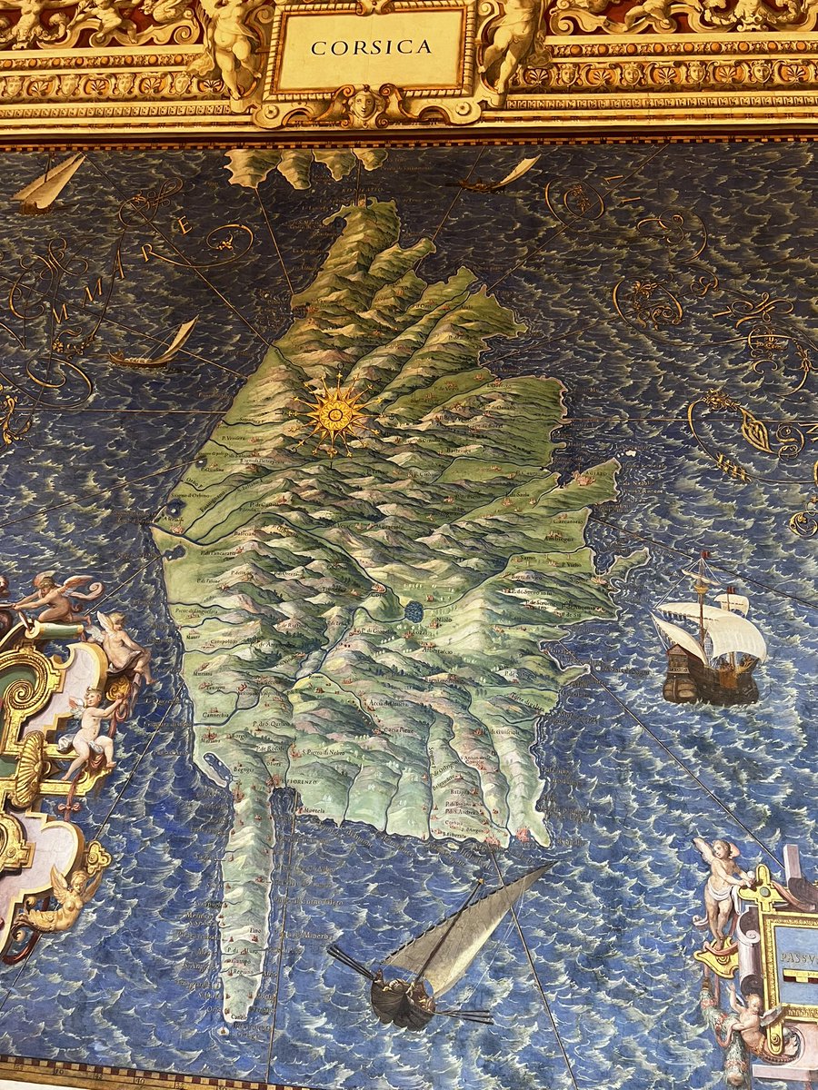 SantoniLucia's tweet photo. Galleria delle carte geografiche #Roma #Vatican #Corsica https://t.co/WxUTtQTKoa