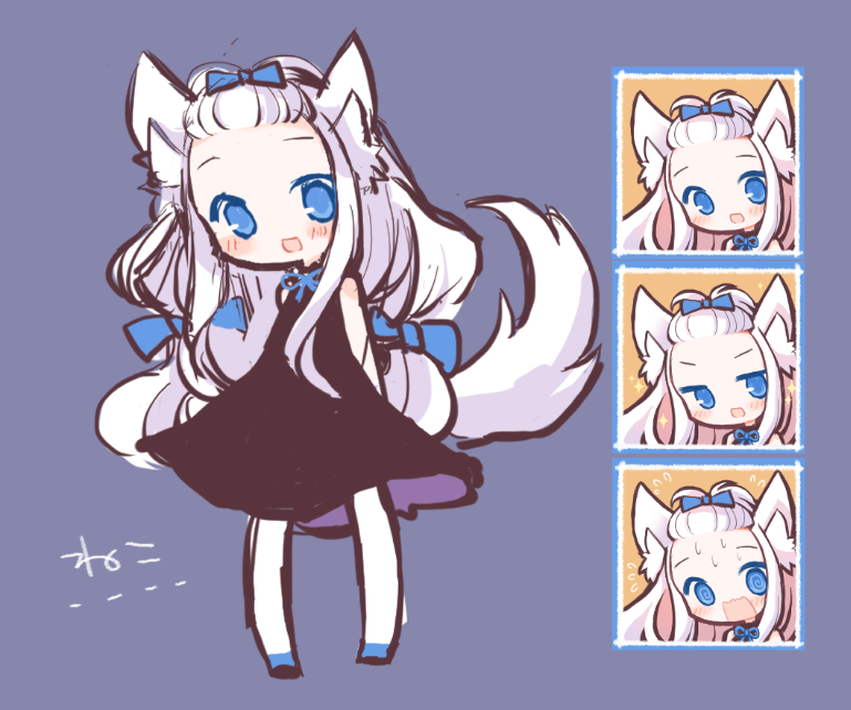 「ゆうやけこやけ(ゆうこや)で遊んだ、猫の「もちこ」です。 」|犬飼/さかなのマーチ【BOOTH新作追加/名古屋コミティア【D-24】】のイラスト