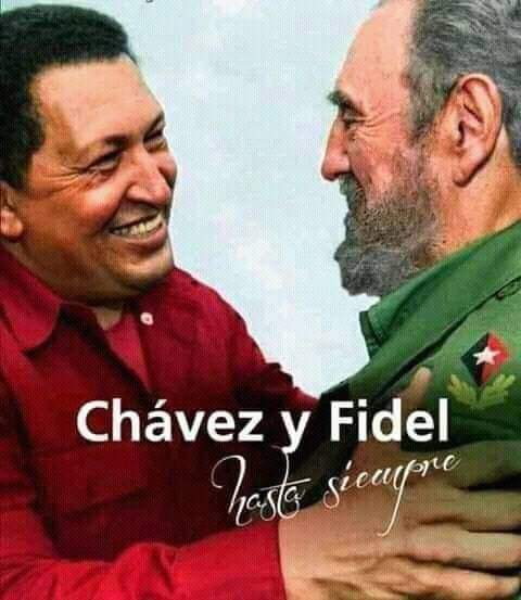 #TenemosMemoria 
#FidelPorSiempre 
#ChavezVive
#MejorEsPosible 
#JuntarYVencer 
#HastaSiempreComandante
@LguCubacoopera