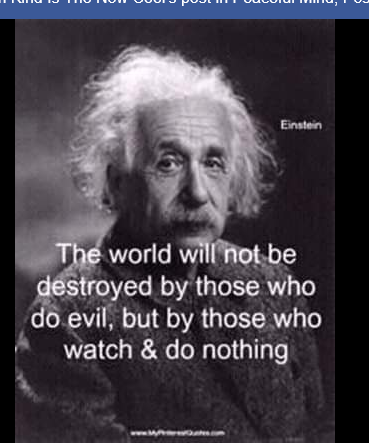 Einstein - The world will not be destroyed by those who do evil, but by those who watch and do nothing. 
#climate #carbon pollution #wehavethesolutions !