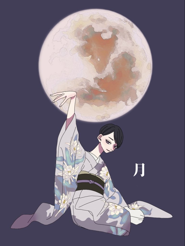 「『線に色立つ風花雪月』 」|NORAKURA(のらくら)のイラスト