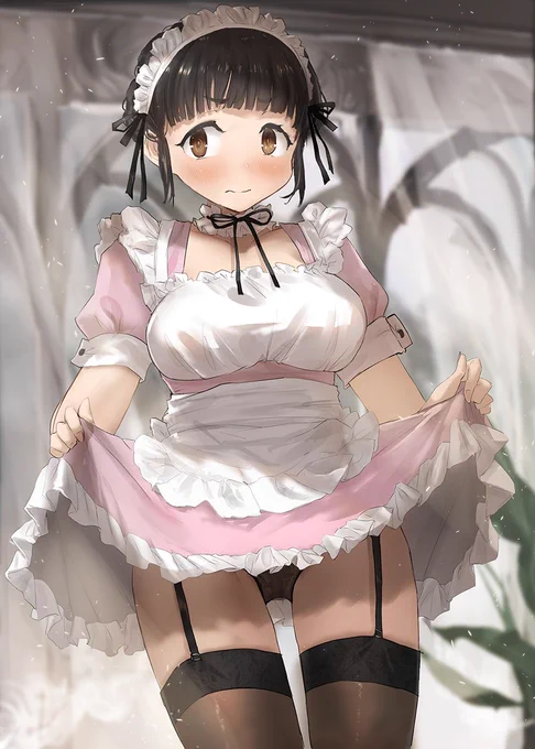 メイド妙高姉さんたくし上げver 