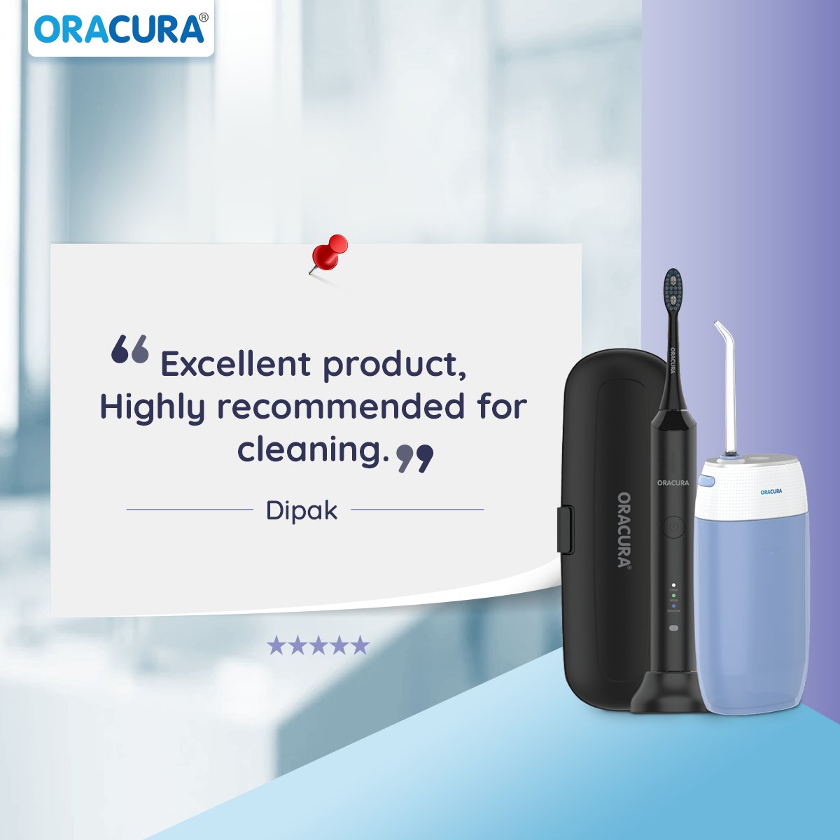 ORACURA's tweet image. Consumer-centricity is the core of our ethics and beliefs at ORACURA.💙

#ORACURA #flosser #flossing #waterflosser #electrictoothbrush #happycustomer #customertestimonial #dentistsoforacura #dentists