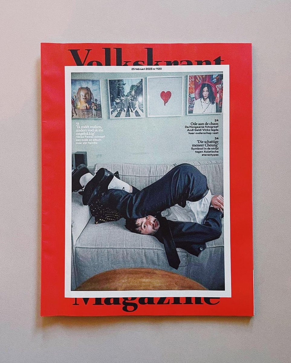 Op de cover van Volkskrant Magazine. Over Het Niets, mijn eerste film, boek en het maakproces. 🤍