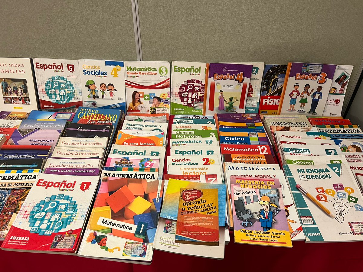 criticaenlinea's tweet photo. Textos escolares, libros y novelas gratis, este sábado 25 en la 2da Feria de #CompartirLibros. Desde las 10:00am en el Hotel Victoria (en El Cangrejo). https://t.co/yWoRQUQIbX