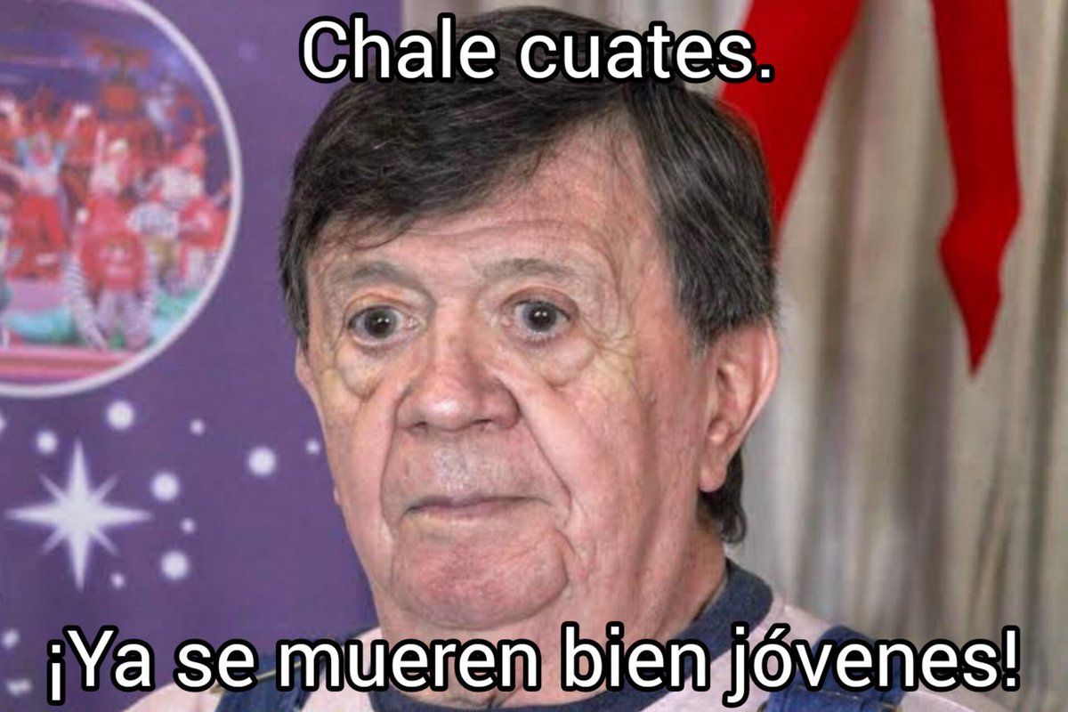 Intrapiernoso's tweet image. Chabelo, al enterarse de la muerte de Ignacio López Tarso.