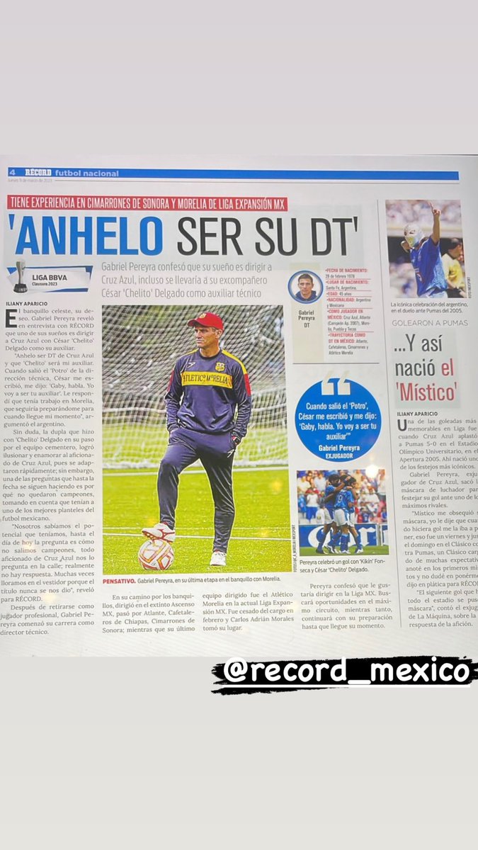 misticopereyra's tweet photo. Gracias @record_mexico por la entrevista, algún día  @ChelitoDelgado . https://t.co/5y4YT0XgPP