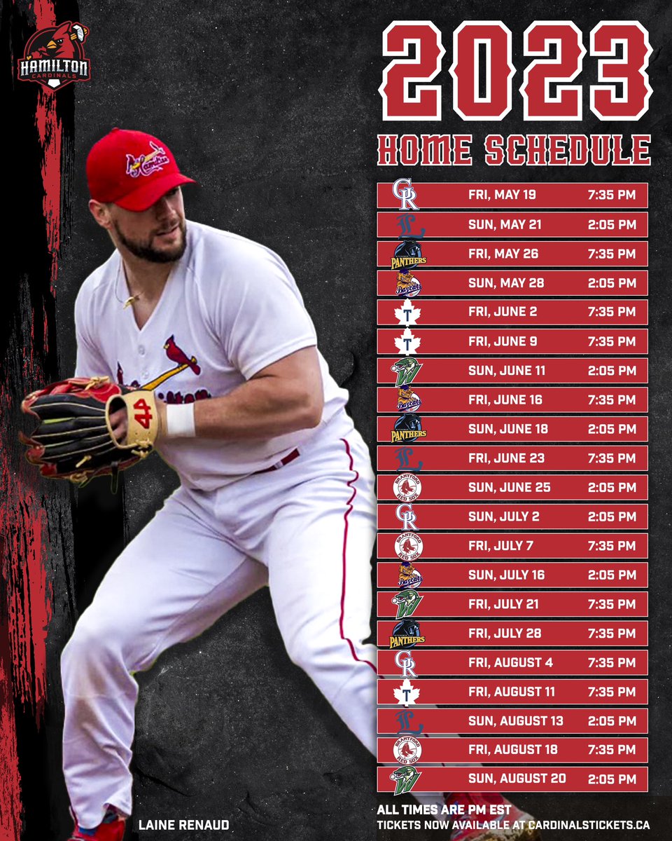 Hamilton Cardinals tweet media