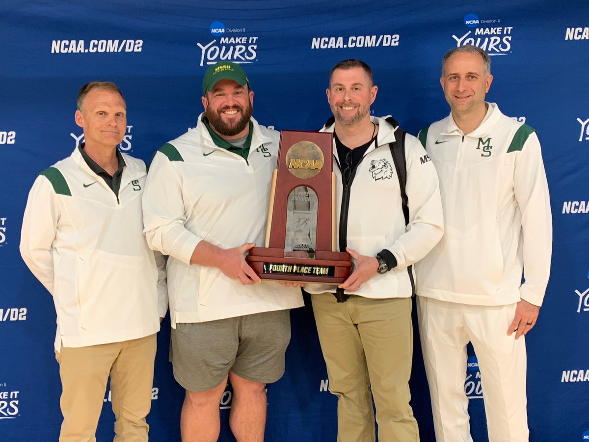 Your MSSU men's Indoor Track &amp; Field team finish 4th overall at the 2023 NCAA DII Indoor Track &amp; Field Nationals in Virginia Beach, VA!!

Congratulations, Lions!! 🦁 #LetsRoar
