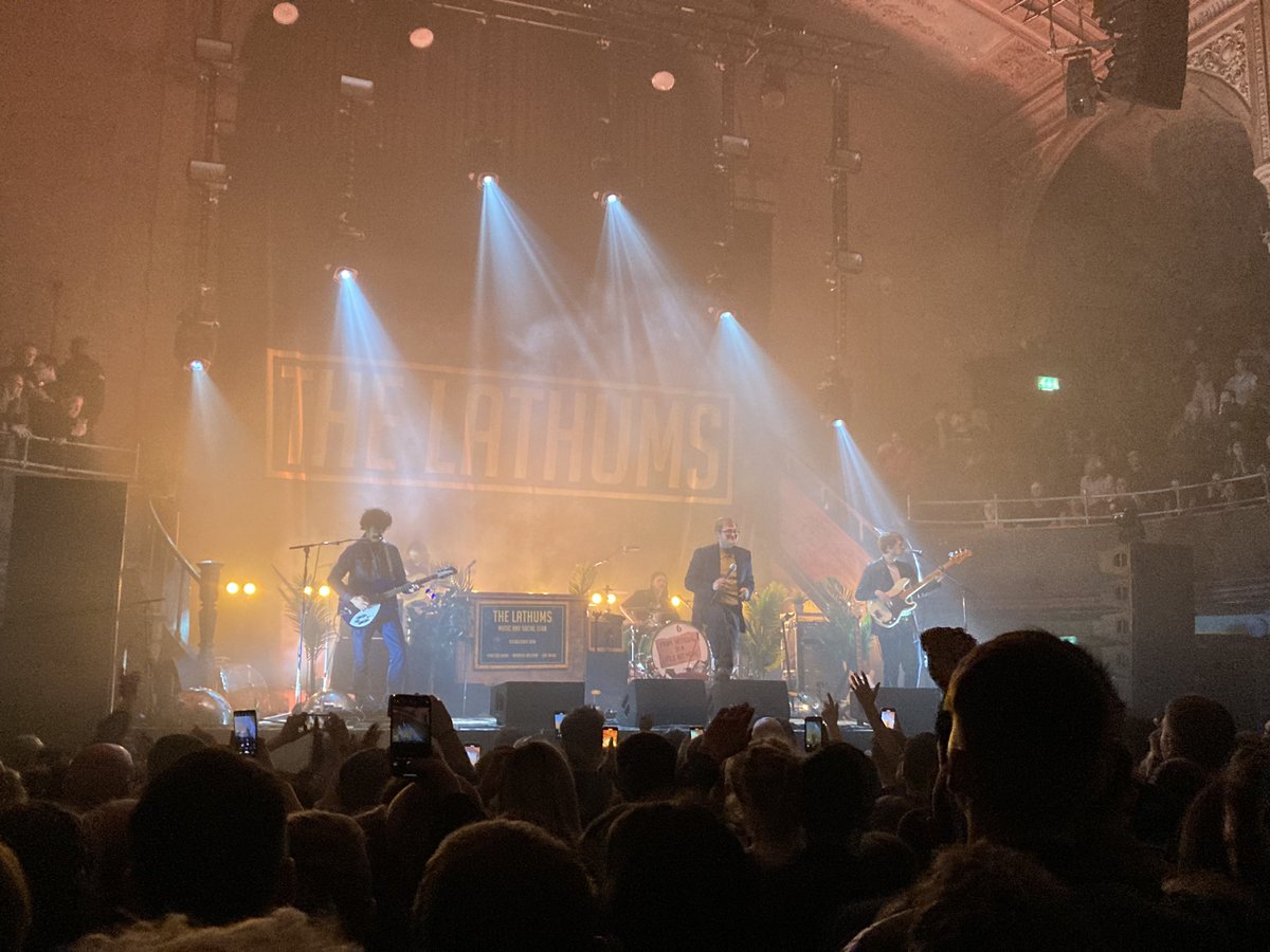 PaulRawnsley's tweet photo. Proper good night with The Lathums at Albert Hall Manchester. Superb. @TheLathums #uknumber1 #lathums #manchester https://t.co/uYdWSBgQwP