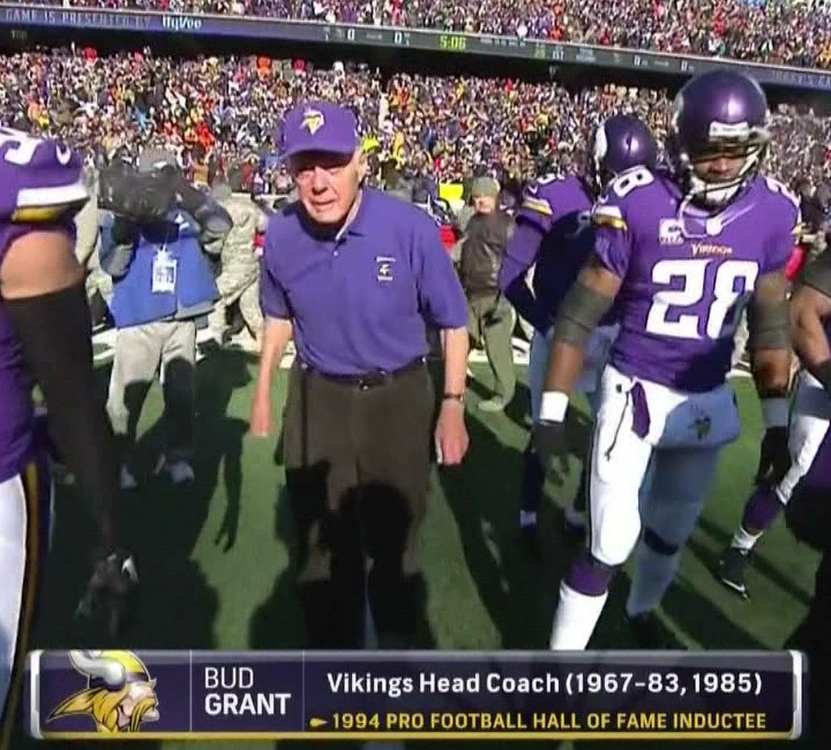 ChrisOnSports's tweet photo. 🏈 Bud Grant — A Life Well Lived

The longtime &amp; legendary coach of the Minnesota Vikings has passed away at 95. A beloved mentor to Seahawks coach Pete Carroll.

I vividly remember coach Grant &amp; the Purple People Eaters from my childhood.

Rest in peace, good sir.

#RIPBudGrant https://t.co/1rFLuE9LjR