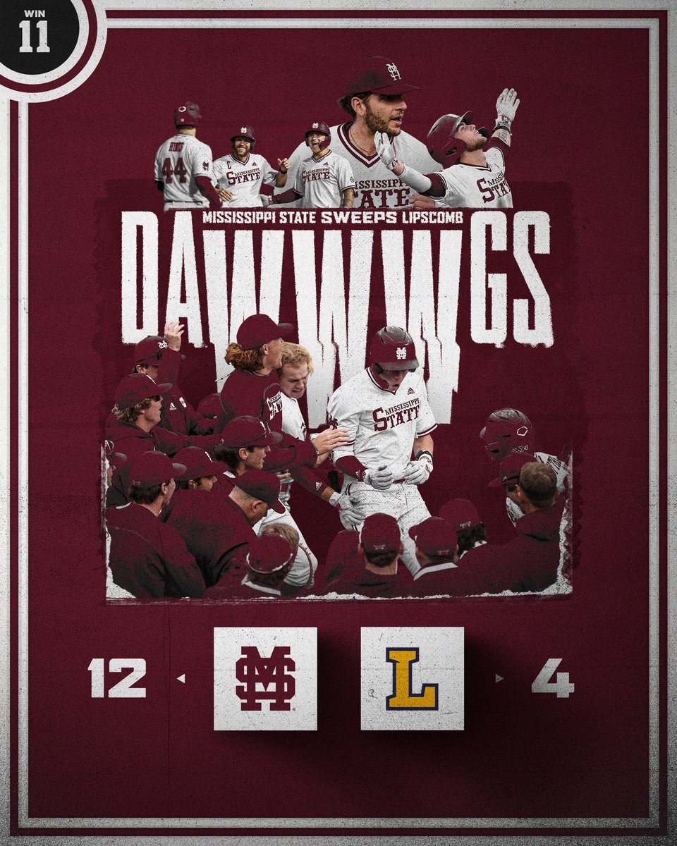 HailStateBB's tweet photo. Bring out the brooms! 🧹🧹🧹

#HailState🐶 https://t.co/C08iEsYSX2