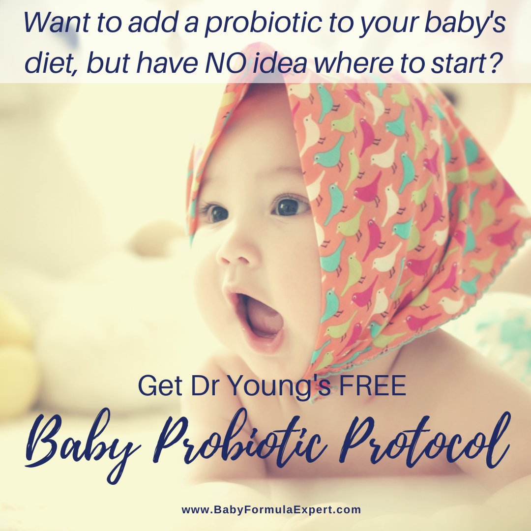 BabyFormExpert's tweet image. Not sure which probiotic to buy for your infant?

Not sure how to introduce it? 
  
This protocol provides individualized instructions on exactly what probiotic to buy and how to introduce it to your baby... depending on your baby's unique profile. 
  
 babyformulaexpert.com/probiotics-sup…