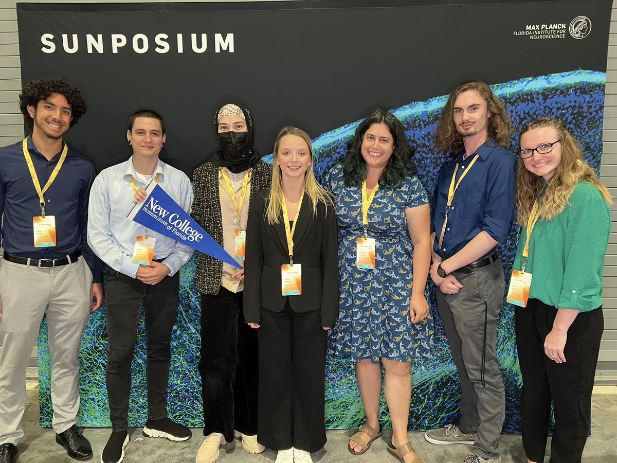 Dr. Liz Leininger (@ec_leininger) on Twitter photo Does anyone want to hear some good news about New College of Florida?? I had the honor of attending #sunposium2023 hosted by <a href="/MPFNeuro/">Max Planck Florida Institute for Neuroscience</a> with 6 talented New College students who love neuroscience! Does anyone want to hear some good news about New College of Florida?? I had the honor of attending #sunposium2023 hosted by <a href="/MPFNeuro/">Max Planck Florida Institute for Neuroscience</a> with 6 talented New College students who love neuroscience!