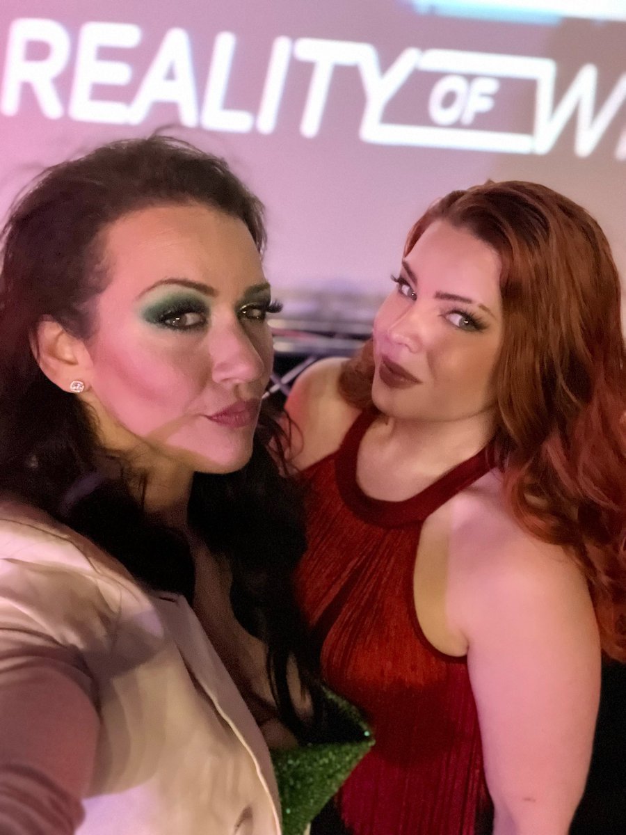 OfficialSheeva's tweet photo. @lookitsbrittani and I are ready for @realityofwrestling #LastStandRumble. 
#realityofwrestling #rownation #row #prowrestling #commentarycrew https://t.co/ZXJr8VfxkF
