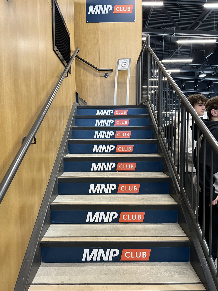 Behind enemy lines in the @MNP_LLP Club cheering on the @Calgary_Canucks during their road playoff game against @AJHLBulldogs. #GoNucks #AJHL #NucksNation