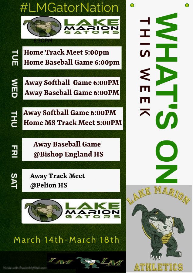 Lake Marion High School Athletics (@lakemarionhigh) on Twitter photo 