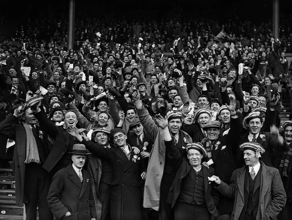 A suit and tie was standard dress for decades. Fans even attended football matches in clothes that w