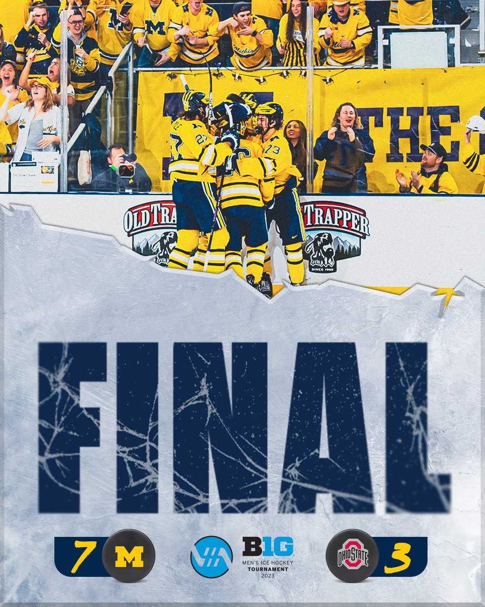 Michigan BEATS OSU 7-3!

#GoBlue