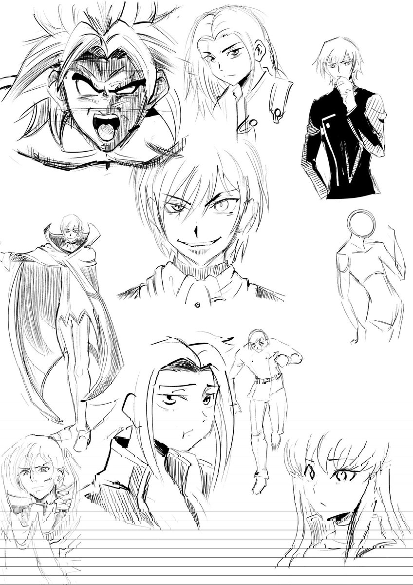 Some sketches #Fanart #Dragonball #Dbz 