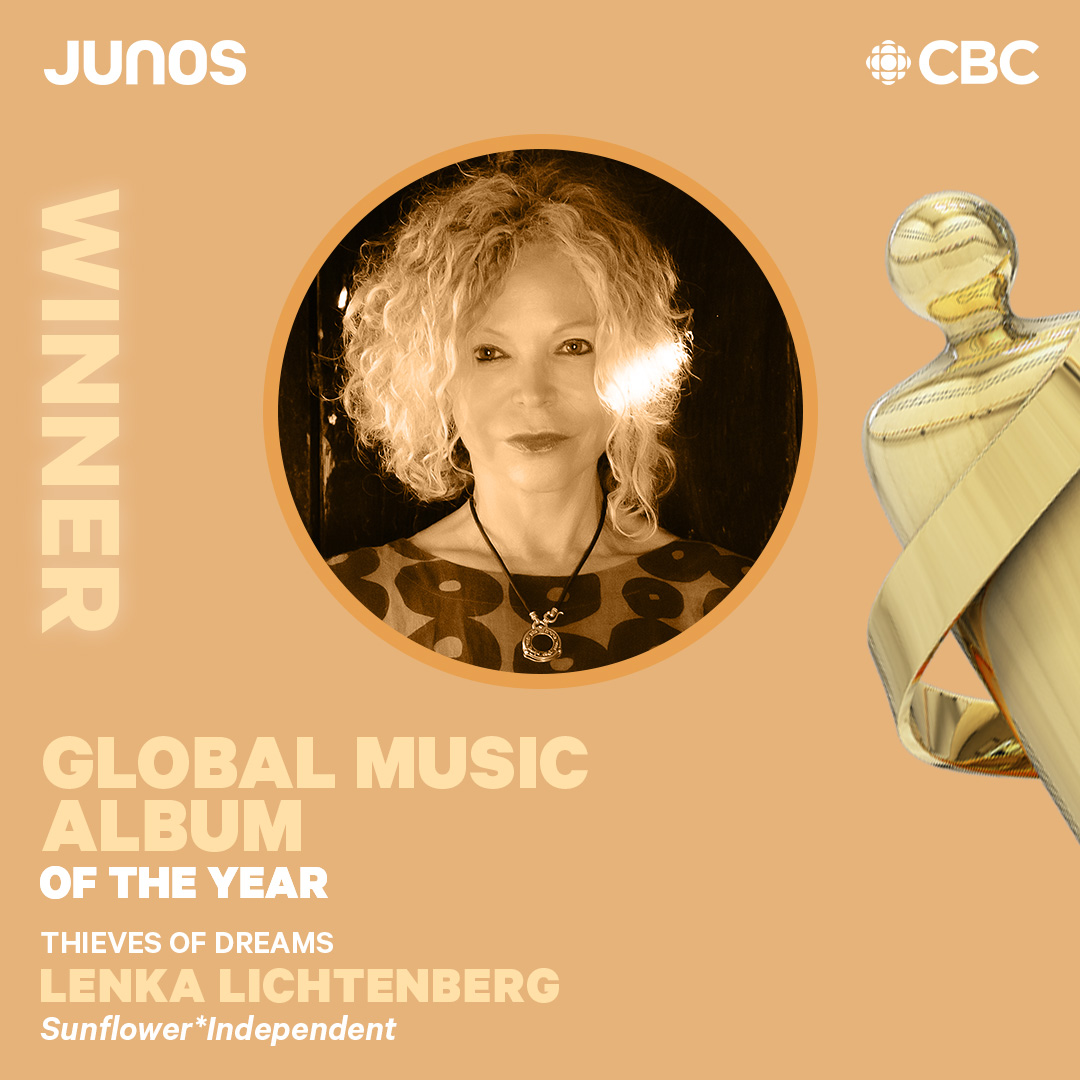 And the winner for Global Music Album of the Year is…

Thieves of Dreams - <a href="/LenkaLichtenber/">Lenka Lichtenberg</a>