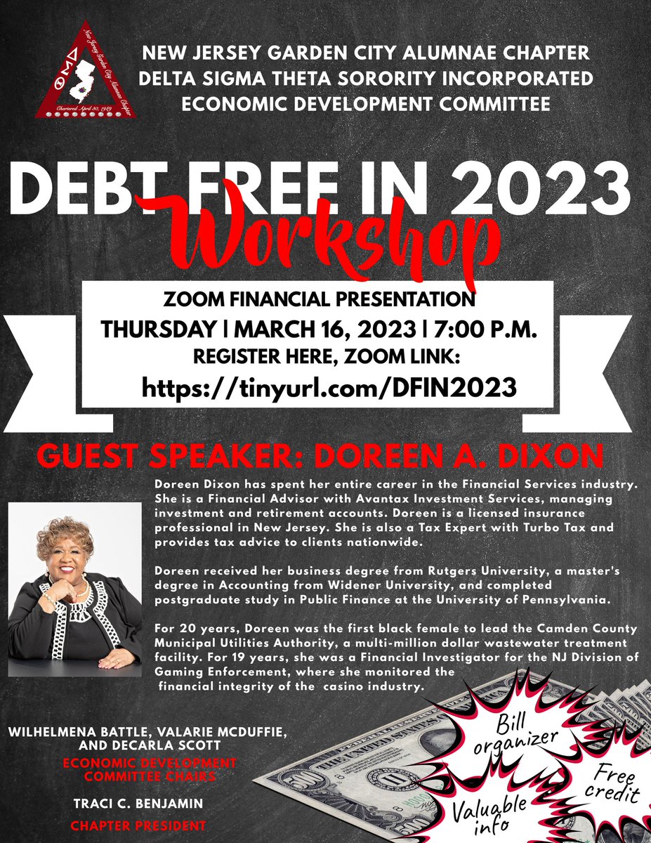 We hope you'll join us this week. We are talking cervical cancer awareness on Tuesday and how to be debt free in 2023! Join us.