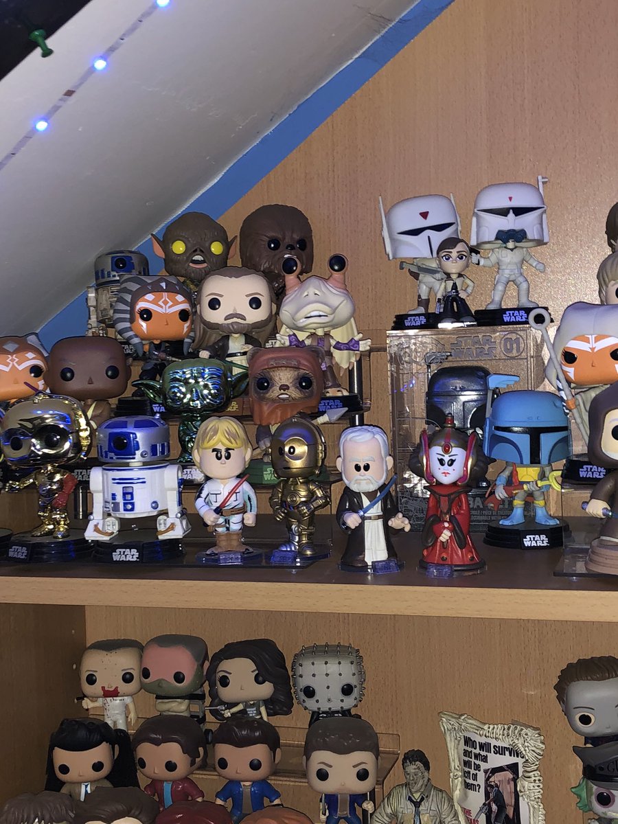 KainRich's tweet image. Added 2 new great glows to the shelf today. Awesome glows on both. And Padme to the Sw collection 👍🏻 good week. Enjoy ur weekends all and be kind to each other. @OriginalFunko #funkocommunity #funkoglow #funko @brianmariotti