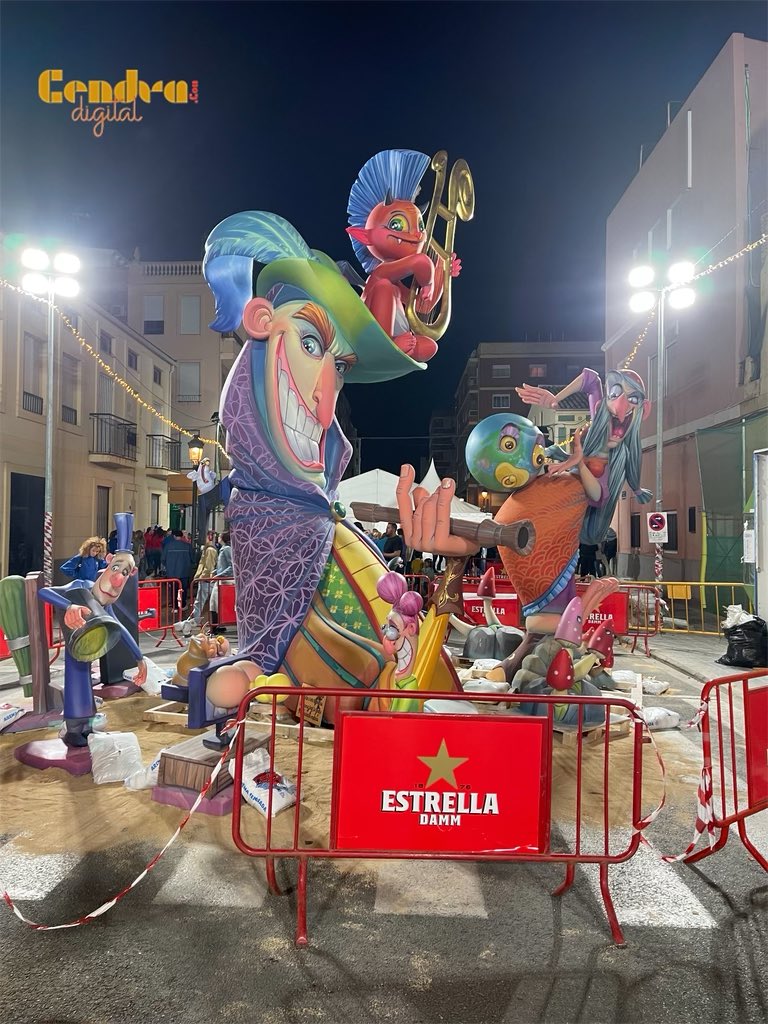 Plantà Falla Barraca-Espadan, de Luis Espinosa #plantà23 #fallad #falles