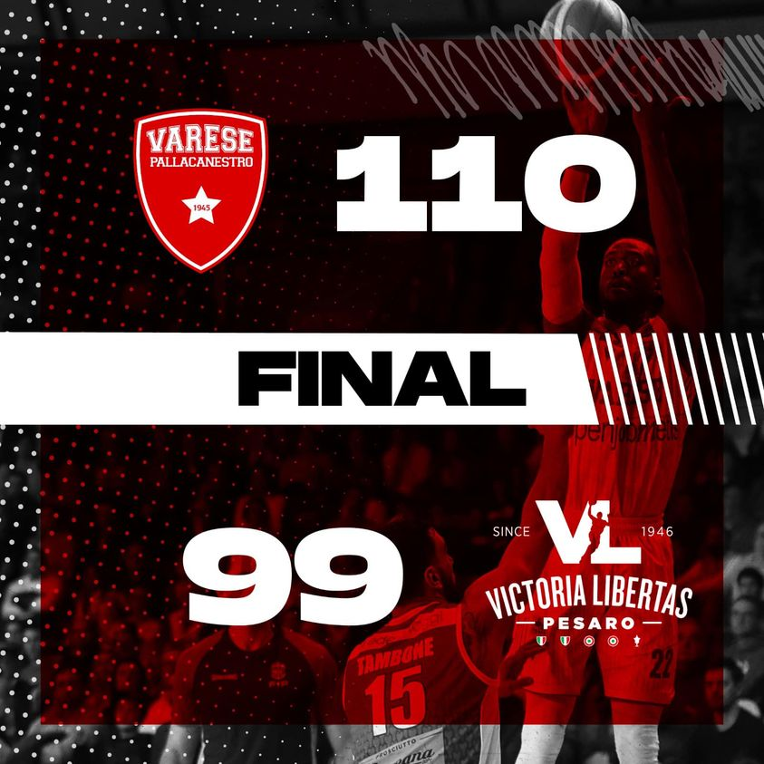 PallVarese's tweet photo. E LA VINCIAMO NOIIIIII 😍
GRANDI RAGAZZIIIII‼️‼️
#VarPes #NoiSiamoVarese https://t.co/aEVI6awsqj