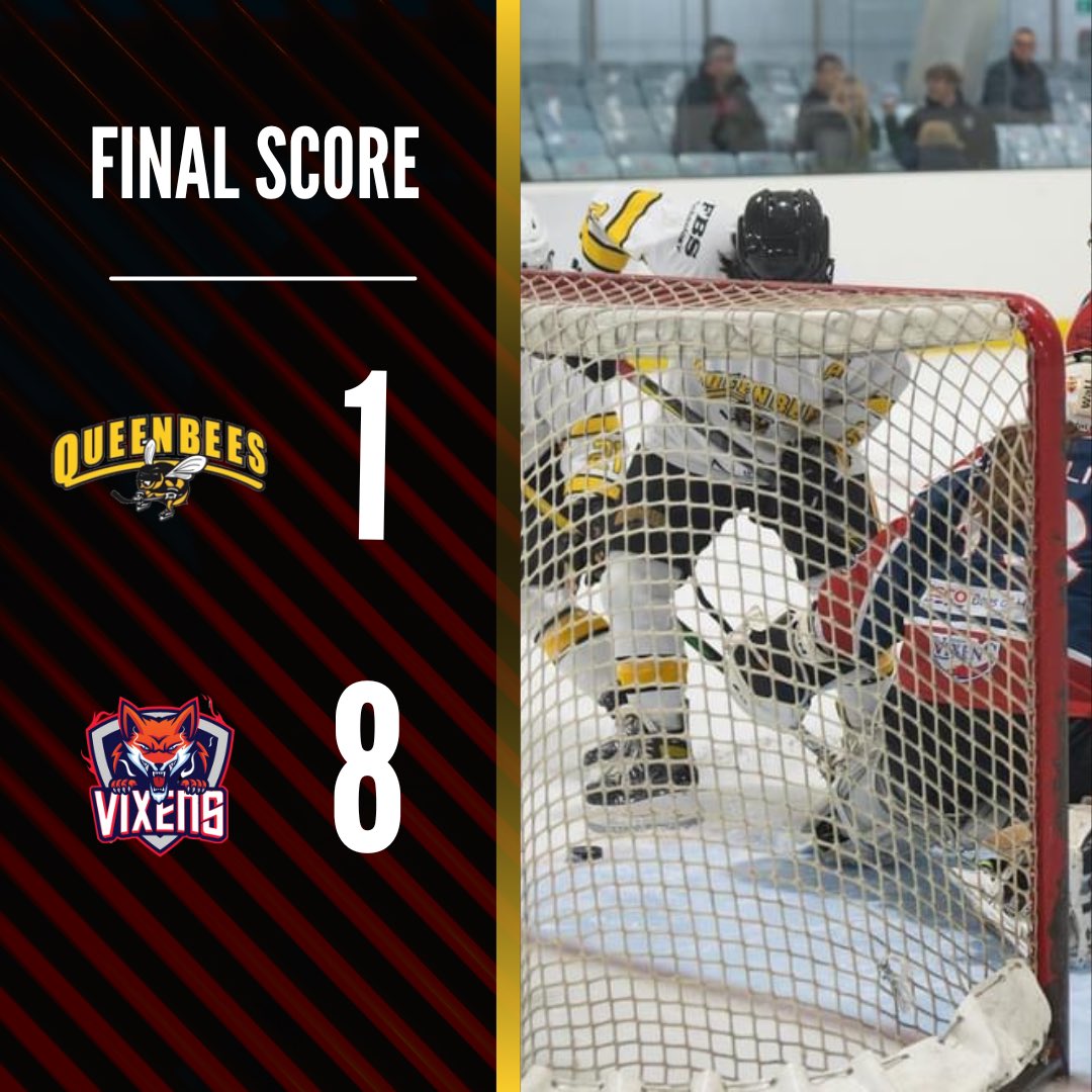 Defeat.
Goal from Newman.
Player of the game - Izzy Egginton.

#QueenBees