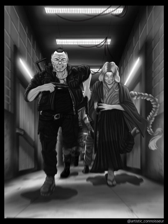 Hey guys! Late post, but I did a throwback thursday on my tumblr and here it is! I redrew an old artwork from Chapter 4 of the Fanfiction. Hope you like it!

archiveofourown.org/works/38667231…

#fanfiction #OC #fanart #digitalart  #Cyberpunk2077