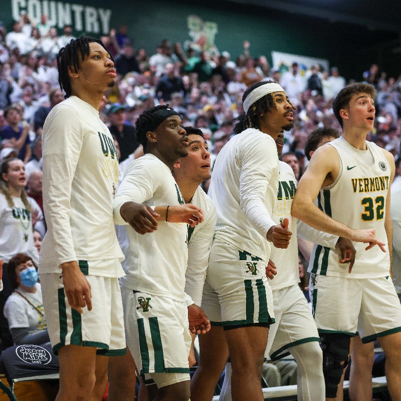 UVMmbb's tweet photo. The #AEChamps 🏆 is staying in Catamount Country for another season! ⤵️