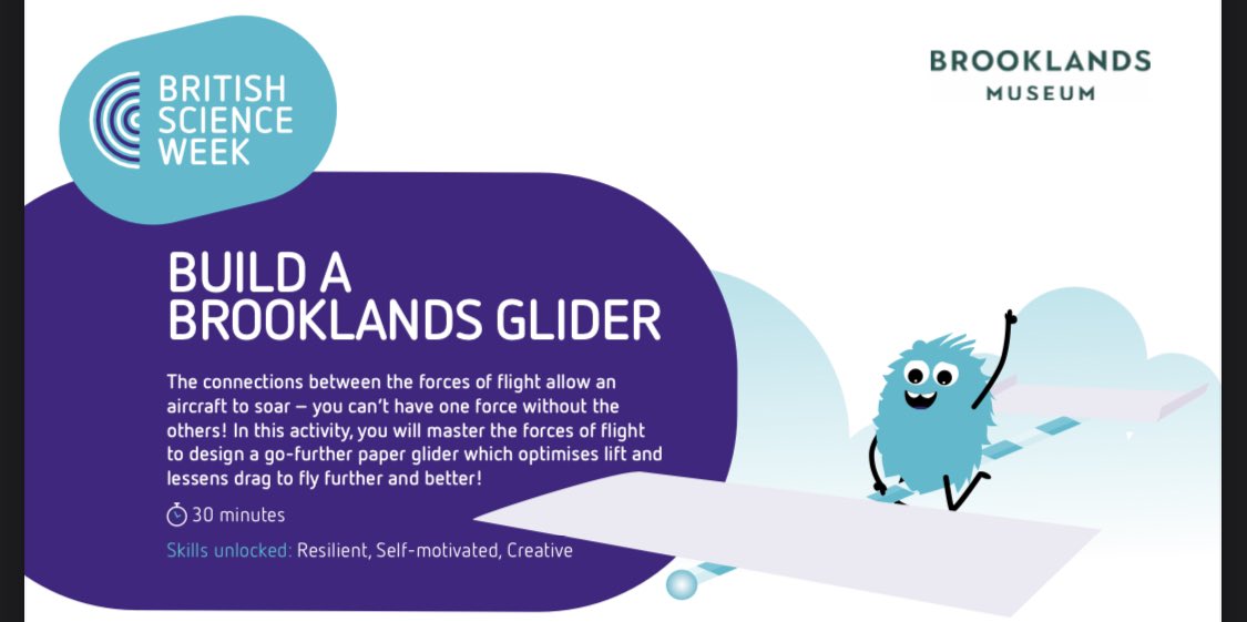 SciencePlume's tweet photo. Great news!!!
#Scienceweek is coming up!!!
Science week at Plume will run from 20th to 24th March. Years 7-9 will be participating in fun practical activities all week. For year 7s it is all about aviation! We will be making and testing Brooklands Gliders.✈️ ✈️✈️ https://t.co/rDrFQeKrpo