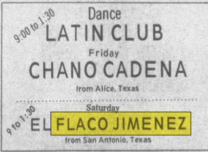 Happy birthday to the great Flaco Jimenez! 