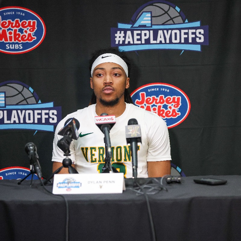 UVMmbb's tweet photo. The #AEChamps 🏆 is staying in Catamount Country for another season! ⤵️