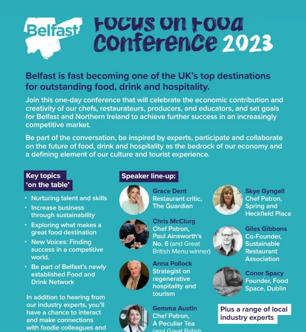 What a food tourism conf!! book now <a href="/gracedent/">Grace Dent</a> @ChrisMcClurgNo6 <a href="/GilesGibbons/">giles gibbons</a> <a href="/TourismIreland/">Tourism Ireland</a> <a href="/NIrelandTA/">Northern Ireland Tourism Alliance (NITA)</a> <a href="/media_ireland/">Tourism Ireland PR</a>