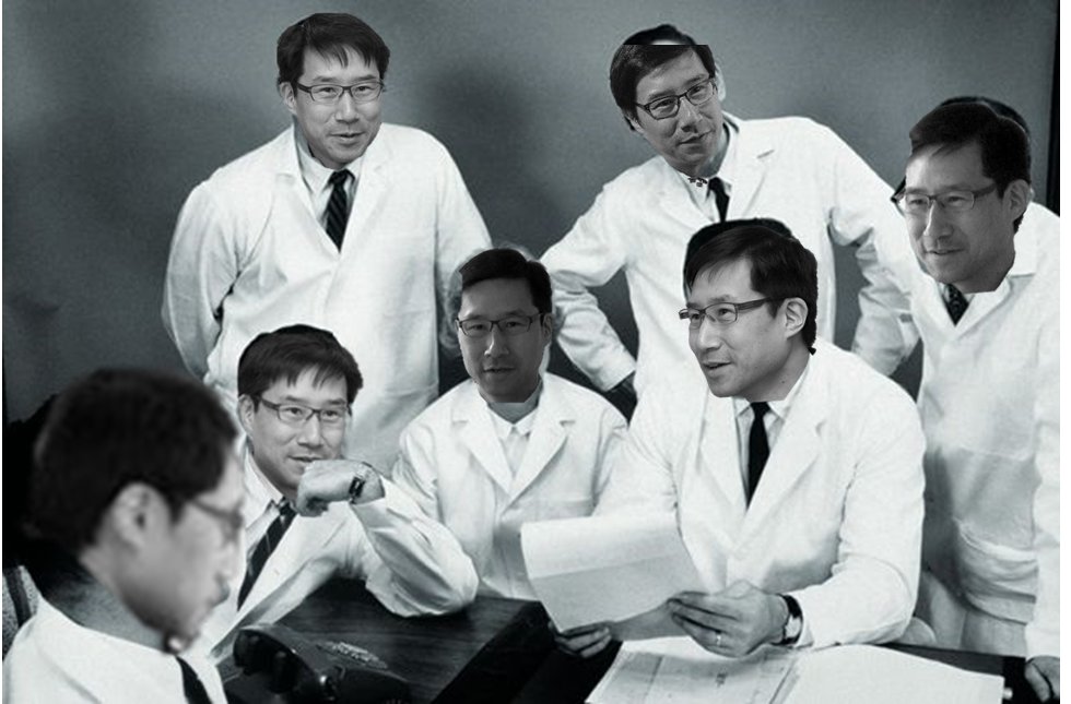 A group of scientists, except they're all Hasok Chang.