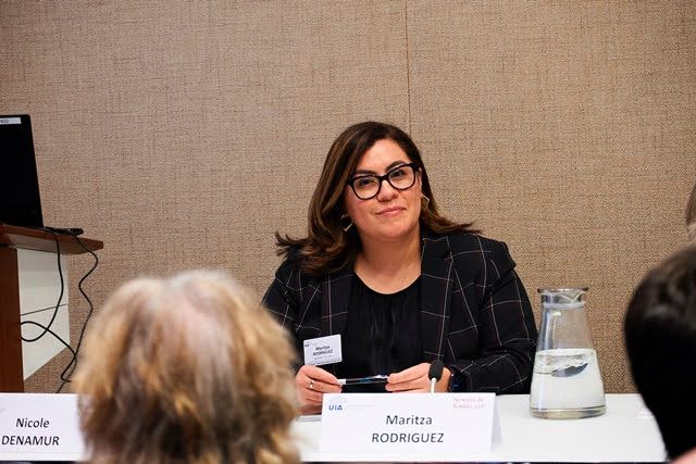 aijudefa's tweet photo. AIJUDEFA, muy bien representada en el seminario de @UnionIntAvocats sobre salud y bienestar de los abogados.
@quijotadeapie (expdta AIJUDEFA), @maritzar (actual vicepdta 2da), Maria Valentin (miembro de la Comisión de Jóvenes Abogados) y @PalomaZabalgo
(exsecretaria) en #UIANYC https://t.co/ZwhZAEfMuq
