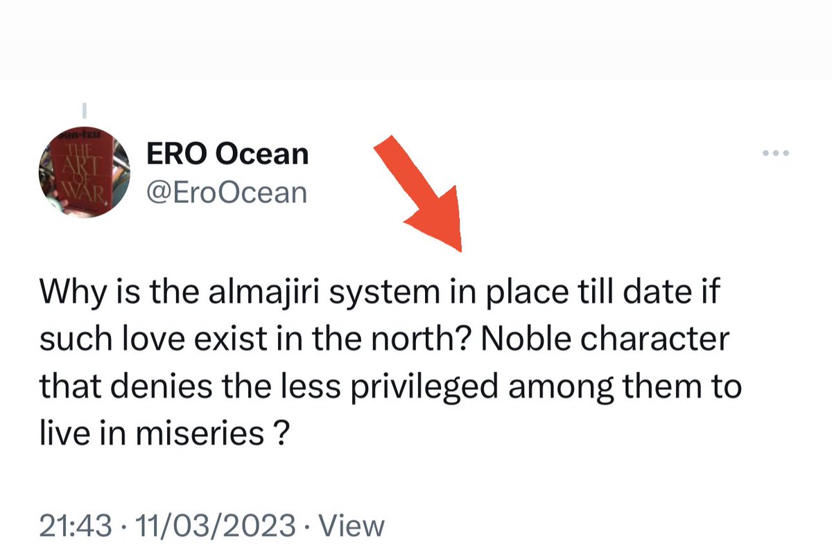 renoomokri's tweet photo. Dear @EroOcean

Thank you. Our Lord and Saviour had no home, and moved from town to town, on foot, teaching people. Many Southern Nigerian Christians would have looked down on Him too. Almajiri are simply ascetic Islamic scholars who value God more than materialism!

#TableShaker https://t.co/7kn642gyce