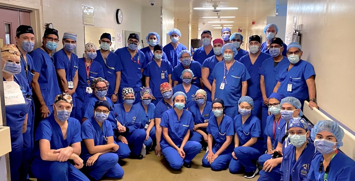 gelarehzadeh's tweet photo. This is Us!
A picture worth a million words!
Privileged to be part of a most amazing team!
#Neurosurgery #TWH #Passion #dedication
β€οΈπ #People #Team
@uhn @UHN_Surgery
@UofTNeuroSurge @UofTSurgery @uoftmedicine
@UofTanesthesia
@ontarionurses
@ONThealth https://t.co/kIGoeMtE3M