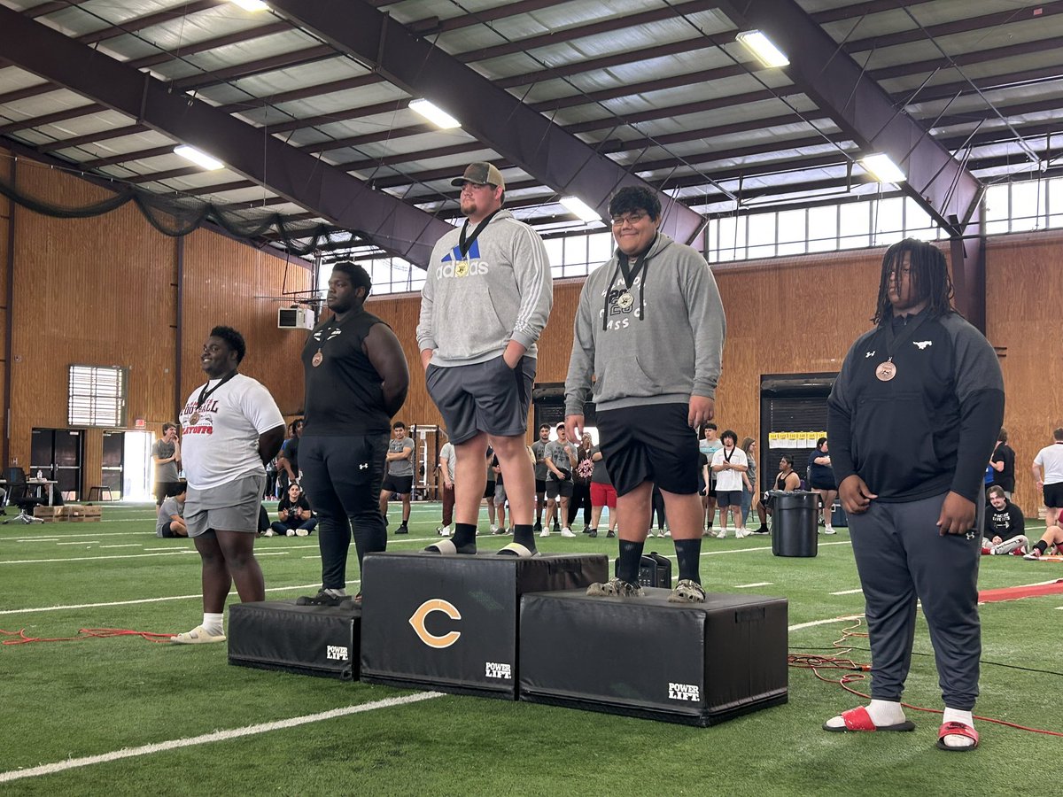 Coach Gonzales (@coachrt_g) on Twitter photo Outstanding performance by <a href="/JerryAllenIII1/">Jerry Allen III</a> with his best showing of the season. <a href="/JerryAllenIII1/">Jerry Allen III</a> finished 3rd at the Regional Powerlifting Meet, with a 1,515 pound total. <a href="/CoachStarin/">Coach Starin</a> <a href="/PEveAlfaro/">Priscilla Alfaro</a> <a href="/WagnerPowerlift/">Wagner Powerlifting</a>
Squat- 640
Bench- 380
Deadlift- 495 Outstanding performance by <a href="/JerryAllenIII1/">Jerry Allen III</a> with his best showing of the season. <a href="/JerryAllenIII1/">Jerry Allen III</a> finished 3rd at the Regional Powerlifting Meet, with a 1,515 pound total. <a href="/CoachStarin/">Coach Starin</a> <a href="/PEveAlfaro/">Priscilla Alfaro</a> <a href="/WagnerPowerlift/">Wagner Powerlifting</a>
Squat- 640
Bench- 380
Deadlift- 495